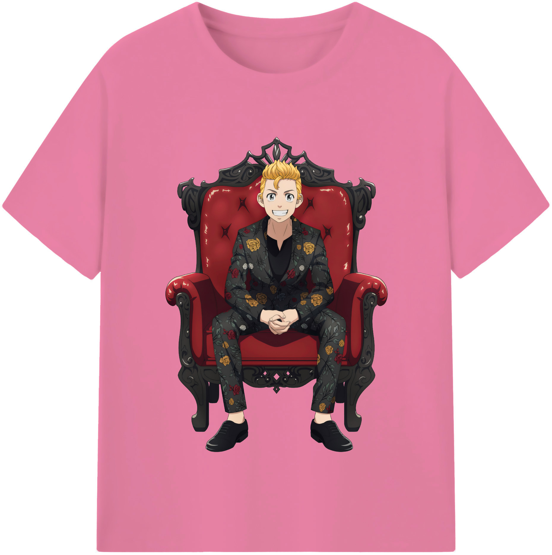 （画像用） 東京リベンジャーズ Tokyo Revengers 綿100％半袖Tシャツ（フロントプリント）